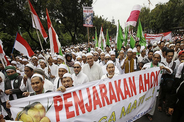 Protests in Jakarta over Comments on Quran Deemed Blasphemous