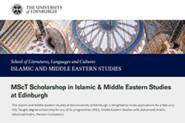 Edinburgh'da İslam araştırmaları eğitim bursu verildi