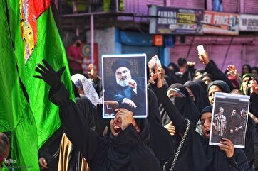 Kəşmir xalqının Seyid Həsən Nəsrullahın terror edilməsini pisləmək üçün toplanması