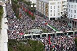 Demonstration Hunderttausender Marokkaner zur Unterstützung Palästinas