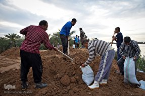 استفاده از ظرفیت کانون‌های مساجد خوزستان جهت کمک به سیل‌زدگان