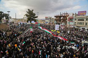 گرمای حضور و اتحاد در سرمای 22 بهمن قم