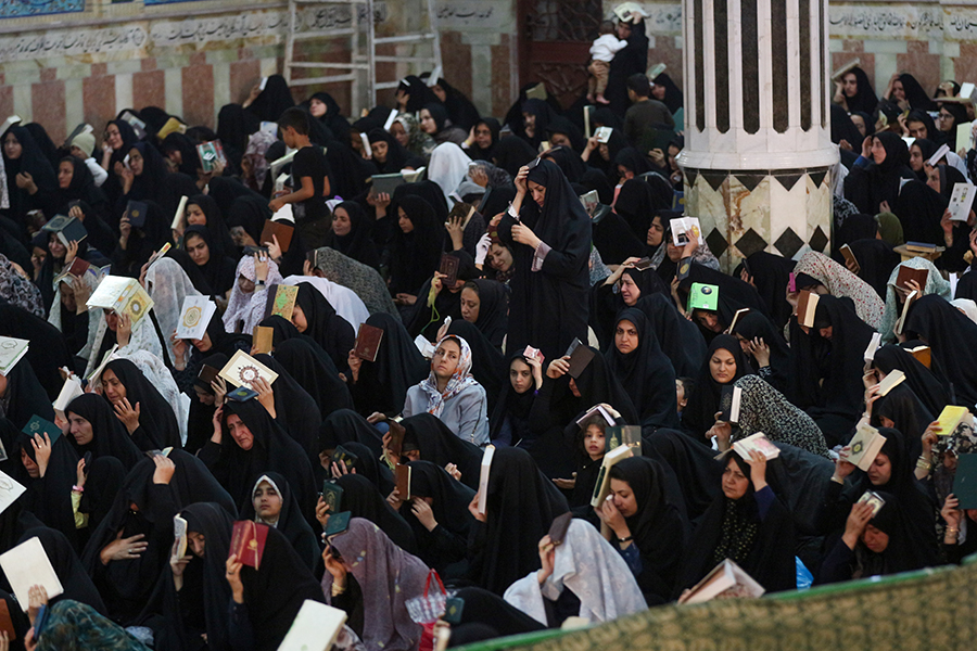 شب قدر در مصلی شهرکرد