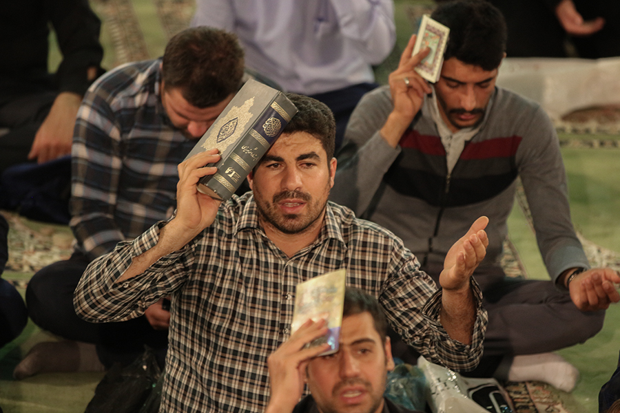 شب قدر در مصلی شهرکرد