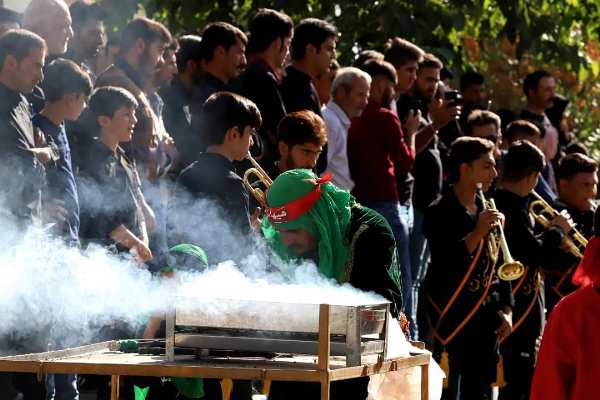 کاروان نمادین دشت کربلا در فرخشهر