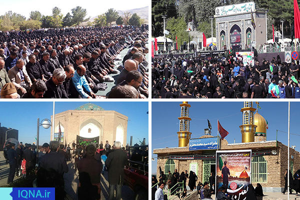 اربعین حسینی در جوار بقاع متبرکه خراسان رضوی از قاب دوربین