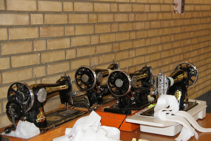 کارگاه مردمی تولید ماسک در فرخشهر