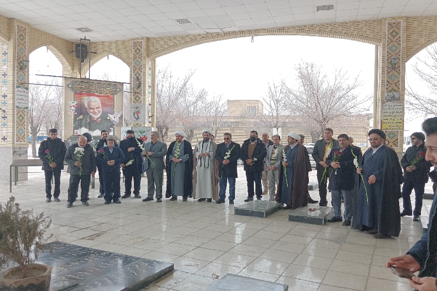 کاروان قرآنی شهید سلیمانی در گلزار شهدای بروجن