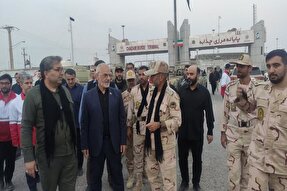 برگزاری رزمایش خدمت‌رسانی به زائران اربعین در مرز چذابه