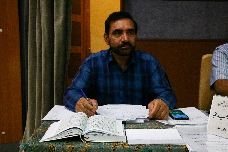 منصور سرشوق، داور بخش تجوید