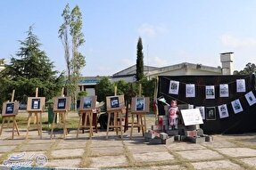 برگزاری نمایشگاه «برای فلسطین» در دانشگاه مازندران + عکس