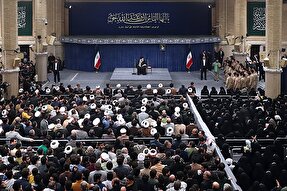 فیلم | بیانات رهبر معظم انقلاب در دیدار مردم شهر قم