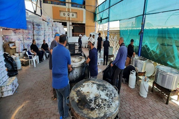 خدمت‌رسانی موکب استانداری تهران به زوار اربعین در نجف