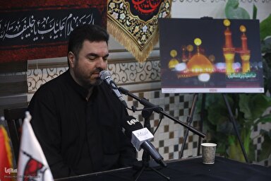 فیلم | تلاوت «احمدی‌وفا» در محفل قرآنی کربلا