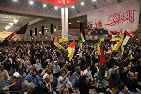 بزرگداشت شهید سیدحسن نصرالله در حرم حضرت معصومه(س)