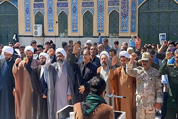 عکس | تجمع مردم زابل در پی شهادت سیدحسن نصرالله