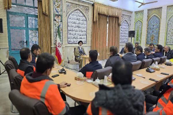 دیدار مدیرکل راهداری و حمل و نقل جاده ای چهارمحال و بختیاری با نماینده ولی فقیه در چهارمحال و بختیاری