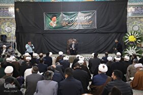 مراسم یادبود آیت‌الله سید محمد شاهچراغی در قم