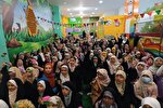 جشن میلاد امام رضا(ع) با حضور کودکان در حرم بانوی کرامت برگزار شد