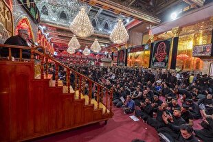 حال و هوای مراسم دعای کمیل در حرم حضرت عباس(ع) +عکس