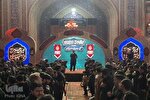 عزاداری پرشور زائران اردو زبان در حسینیه حرم مطهر رضوی