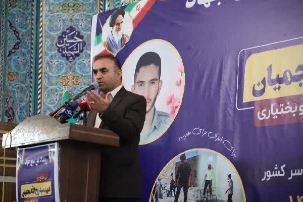 سرپرست اداره کل آموزش و پرورش چهارمحال و بختیاری در آیین طرح شهید عجمیان