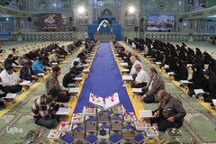 جزءخوانی قرآن کریم در مصلای شهرکرد