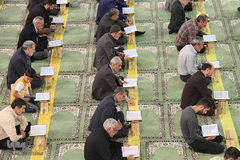 جزءخوانی قرآن کریم در مصلای شهرکرد