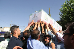 تشییع پیکر شهید «قربانعلی امیدی»