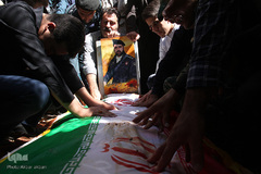 تشییع پیکر شهید «قربانعلی امیدی»