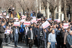 راهپیمایی محکومیت ترور شهید سردار «قاسم سلیمانی» در شهرکرد
