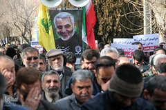 راهپیمایی محکومیت ترور شهید سردار «قاسم سلیمانی» در شهرکرد