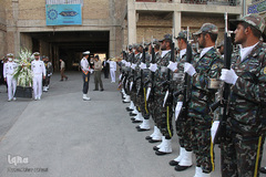 تشییع پیکر شهید سانحه کنارک در شهرکرد