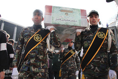 تشییع پیکر شهید سانحه کنارک در شهرکرد