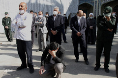 تشییع پیکر شهید سانحه کنارک در شهرکرد