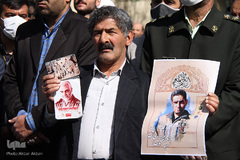 تشییع پیکر شهید سانحه کنارک در شهرکرد