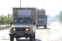 رژه خودرویی نیروهای مسلح در چهارمحال و بختیاری
