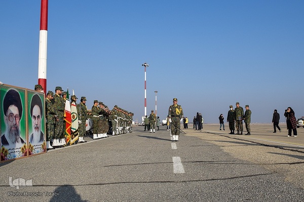 تشیع پیکر پنج شهید گمنام دوران دفاع مقدس