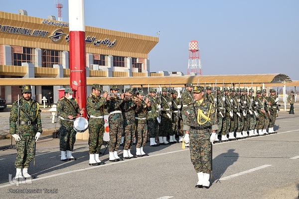تشیع پیکر پنج شهید گمنام دوران دفاع مقدس