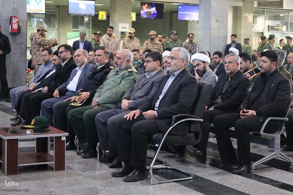 استقبال از پیکر شهدای گمنام در شهرکرد‎