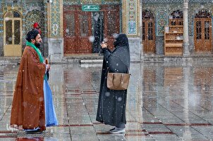 Hujan Salju Pertama Musim Dingin di Qom