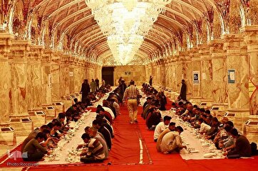 Mesa Iftar entre as nações muçulmanas