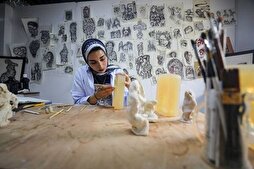 Filistinli sanatçı eserleriyle Gazze'de yaşayanların sıkıntılarını anlatıyor
